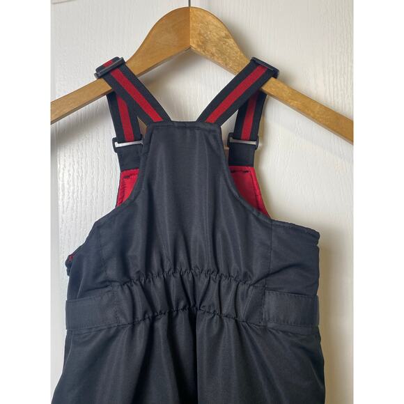Swiss Tech Children's Black and Red Ski Bib Overalls Size 4-5 (XS) - Picture 5 of 9
